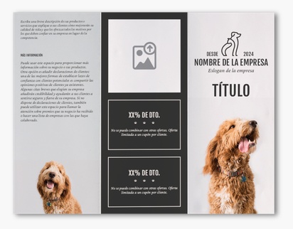 Un mínimo suministros para mascotas diseño blanco negro para Moderno y sencillo con 1 imágenes