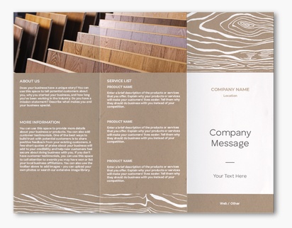 Design Preview for Design Gallery: Flooring & Tiling Custom Brochures, 8.5" x 11" Z-fold