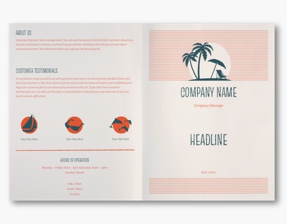Design Preview for Design Gallery: Boats & Maritime Custom Brochures, 11" x 17" Bi-fold