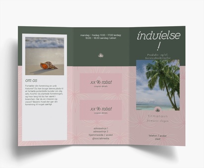 Forhåndsvisning af design for Designgalleri: Ferie og rejser Brochurer, 3-fløjet DL (99 x 210 mm)