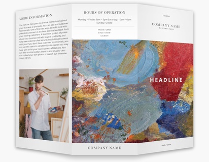 Design Preview for Design Gallery: Crafts Custom Brochures, 8.5" x 11" Tri-fold