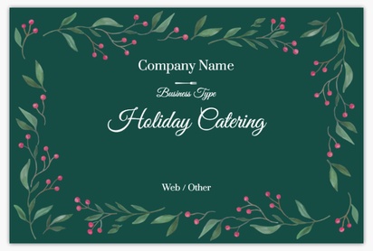 A catering service christmas catering gray design for Holiday