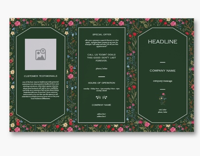 Design Preview for Design Gallery: Crafts Custom Brochures, 8.5" x 14" Tri-fold