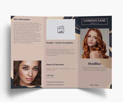 Design Preview for Templates for Elegant Brochures , Tri-fold DL