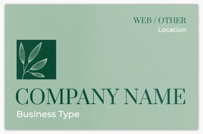 Design Preview for Design Gallery: Landscaping & Gardening Metallic Business Cards
