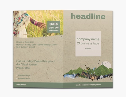 Design Preview for Agriculture & Farming Custom Brochures Templates, 8.5" x 11" Bi-fold