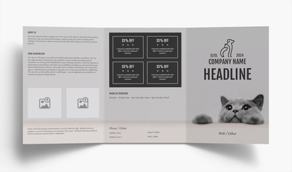 Design Preview for Design Gallery: Pet Sitting & Dog Walking Folded Leaflets, Tri-fold A5 (148 x 210 mm)