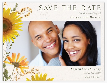 Design Preview for Design Gallery: Floral Save the Date Magnets