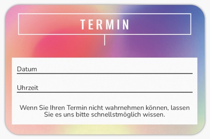 Designvorschau für Designgalerie: Visitenkarten mit abgerundeten Ecken Kunst & Unterhaltung, Abgerundet Standard (85 x 55 mm)