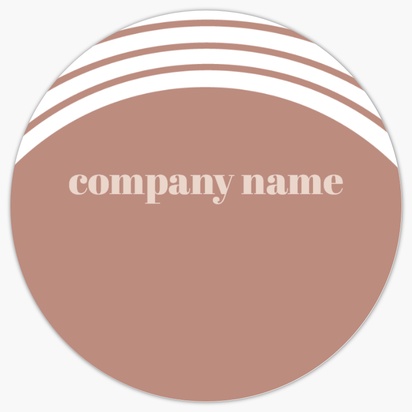 Design Preview for Design Gallery: Business Services Product Labels, 3.8 x 3.8 cm Circle