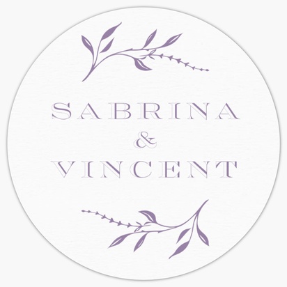 Un vendimia romántico diseño violeta para Floral