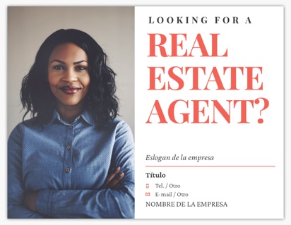 Un necesita un agente de bienes raíces buscando un agente de bienes raíces diseño blanco gris para Moderno y sencillo