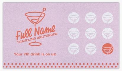 Design Preview for Off Licences & Wine Merchants Pearl Business Cards Templates, Standard (3.5" x 2")