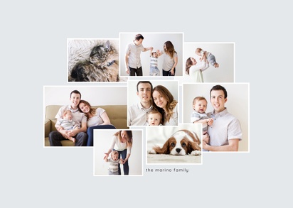 A photo gallery casual white cream design for Theme with 8 uploads