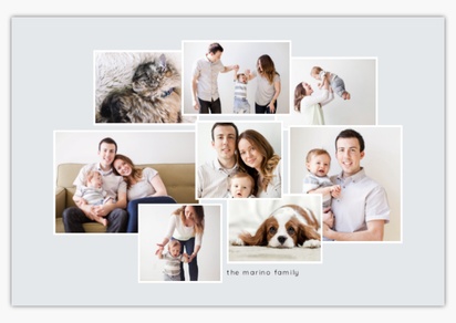 A photo gallery casual white design for Theme with 8 uploads