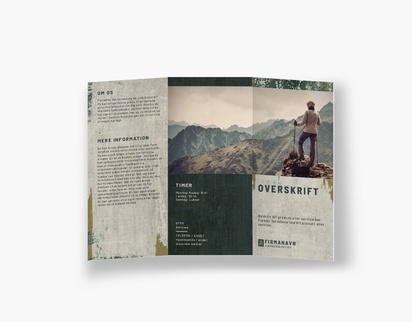 Forhåndsvisning af design for Designgalleri: Mønster & tekstur Brochurer, 3-fløjet DL (99 x 210 mm)