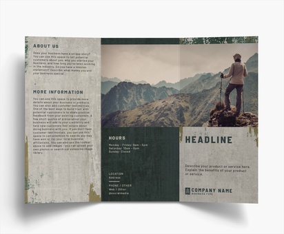 Design Preview for Design Gallery: Travel Agencies Folded Leaflets, Tri-fold DL (99 x 210 mm)
