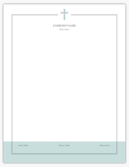 Design Preview for Design Gallery: Religious & Spiritual Notepads, 8.5" x 11"