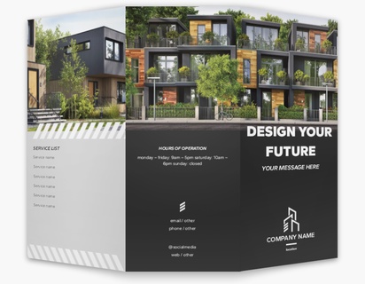 Design Preview for Real Estate Agents Custom Brochures Templates, 8.5" x 11" Tri-fold