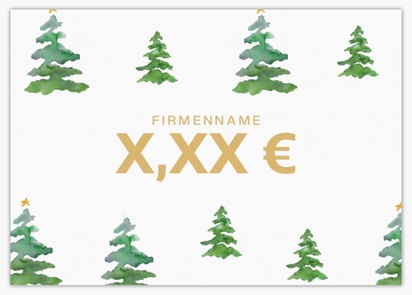 Designvorschau für Weihnachtsetiketten auf Rolle, Rechteckig 10,5 x 7,4 cm