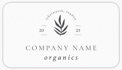 Design Preview for Design Gallery: Retail Product Labels on Sheets, Rounded Rectangle 8.7 x 4.9 cm