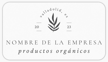 Vista previa del diseño de Galería de diseños de etiquetas para productos en hoja, Rectangular con esquinas redondeadas 8,7 x 4,9 cm
