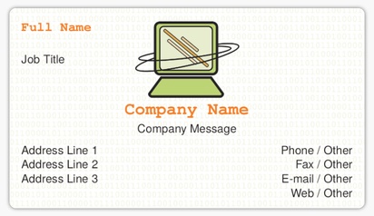 Design Preview for Design Gallery: Computer Support Business Card Stickers
