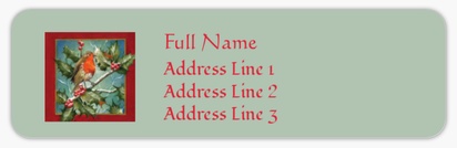 Design Preview for Design Gallery: Seasonal Return Address Labels