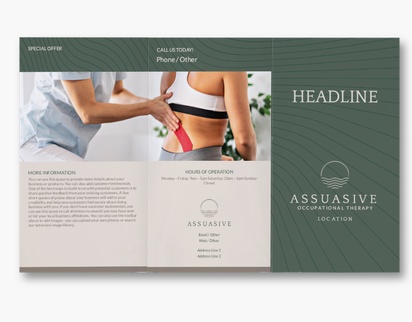 Design Preview for Medical Professionals Custom Brochures Templates, 8.5" x 14" Tri-fold