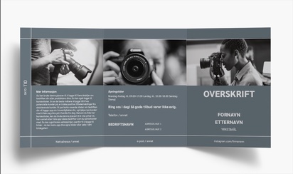 Forhåndsvisning av design for Designgalleri: Filmer Brosjyrer, 3-fløyet A4 (210 x 297 mm)
