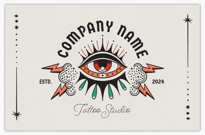 Design Preview for Design Gallery: Tattoo & Body Piercing Standard Business Cards, Standard (85 x 55 mm)
