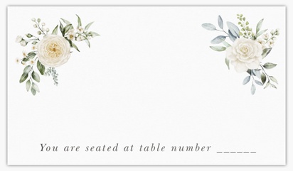 A florals wedding white gray design for Floral