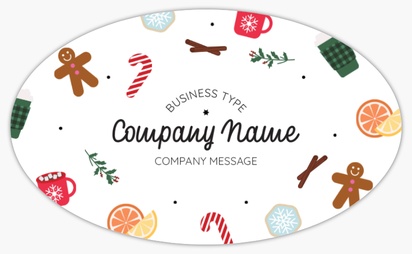 Design Preview for Templates for Seasonal Sheet Stickers 