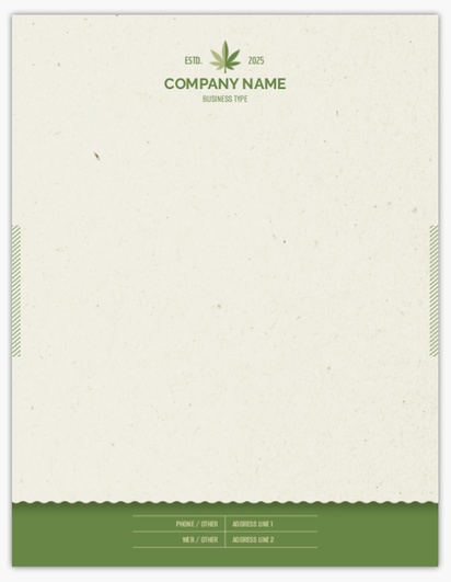 Design Preview for Nature & Landscapes Notepads Templates, 8.5" x 11"
