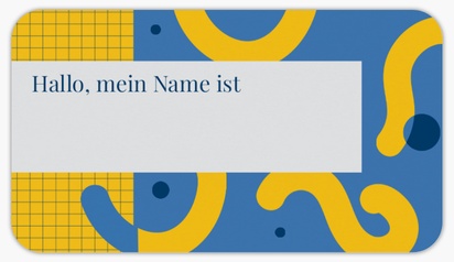 Designvorschau für Designgalerie: Selbstklebende Namensschilder