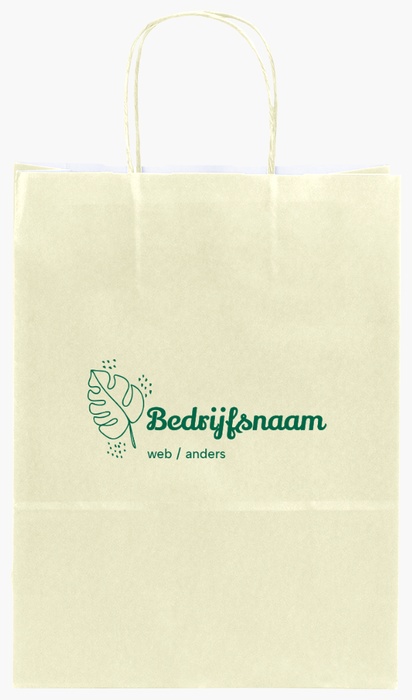 Voorvertoning ontwerp voor Ontwerpgalerij: Modern & Eenvoudig Effen kleur papieren tassen, S (22 x 10 x 29 cm)
