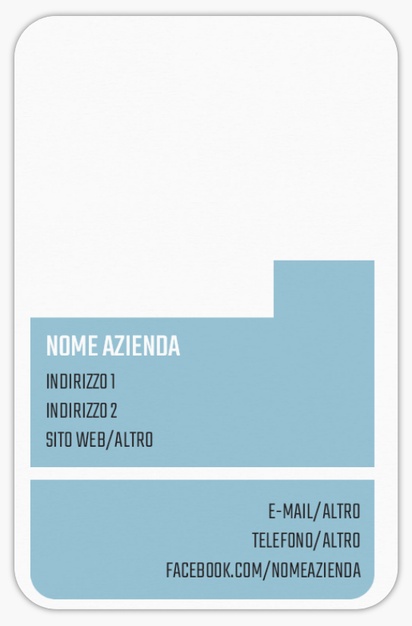 Anteprima design per Galleria di design: biglietti da visita con angoli arrotondati per blog, Arrotondati Standard (85 x 55 mm)