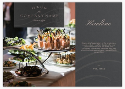 Design Preview for Design Gallery: Gourmet & Fine Food Flyers & Leaflets,  No Fold/Flyer A4 (210 x 297 mm)
