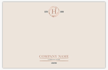 Design Preview for Food & Beverage Notepads Templates, 5.5" x 8.5"