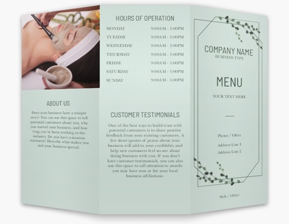 Design Preview for Design Gallery: Beauty Consulting & Pampering Custom Brochures, 8.5" x 11" Tri-fold
