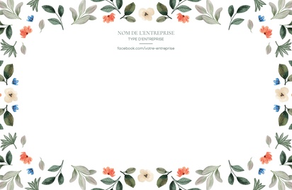 Aperçu du graphisme pour Galerie de modèles : Blocs-notes, Fleurs et verdure, 5.5 x 8.5 po
