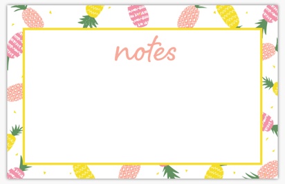Design Preview for Organic Food Stores Notepads Templates, 5.5" x 8.5"