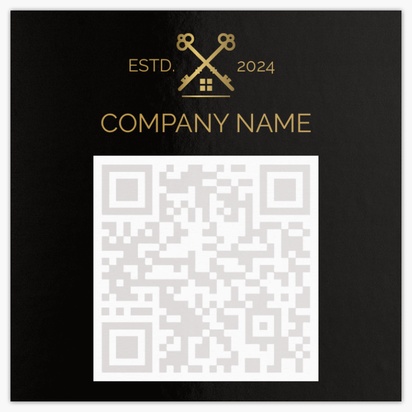 Design Preview for Real Estate Development Glossy Business Cards Templates, Square (2.5" x 2.5")