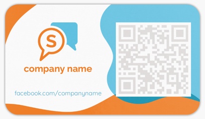 Design Preview for Internet Communications Rounded Corner Business Cards Templates, Standard (3.5" x 2")