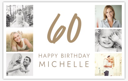 Design Preview for Design Gallery: Adult Birthday Vinyl Banners, 76 x 122 cm