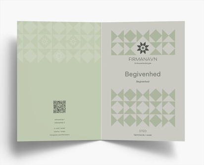Forhåndsvisning af design for Designgalleri: Erhvervsservicer Brochurer, Midterfals A4 (210 x 297 mm)