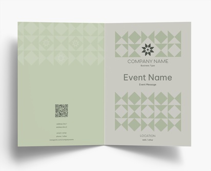 Design Preview for Design Gallery: Crafts Folded Leaflets, Bi-fold A4 (210 x 297 mm)