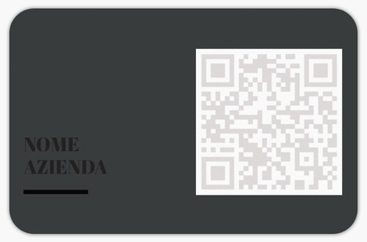 Anteprima design per Galleria di design: biglietti da visita con angoli arrotondati per vendita al dettaglio, Arrotondati Standard (85 x 55 mm)