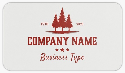 A forest lumber gray red design