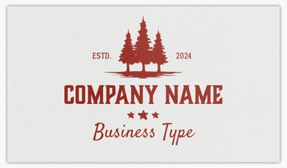 Design Preview for Carpentry & Woodworking Standard Business Cards Templates, Standard (3.5" x 2")